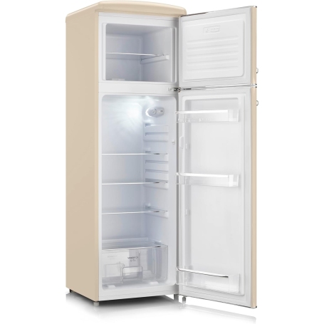 SEVERIN RKG 8985 FRIGORIFERO DOPPIA PORTA RETRO' 246LT CLASSE D COLORE CREMA