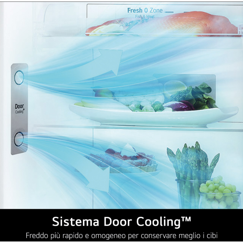 LG GTF744PZPED FRIGORIFERO DOPPIA PORTA 509LT...