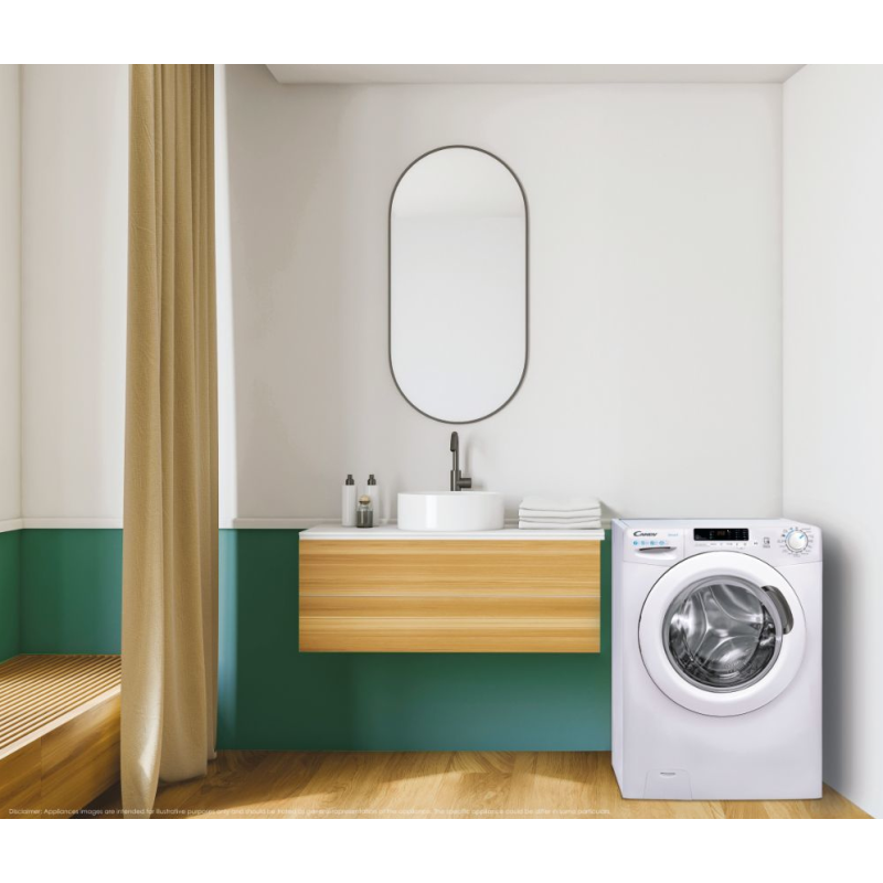 CANDY CSS4372DW4/1-11 LAVATRICE SLIM 40CM 7KG...
