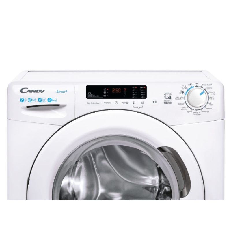 CANDY CSS4372DW4/1-11 LAVATRICE SLIM 40CM 7KG...
