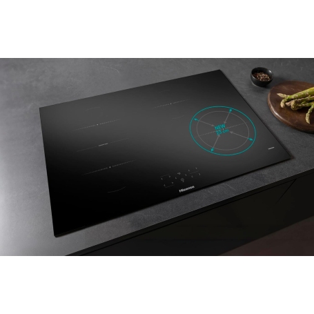 HISENSE HI8421BSC PIANO COTTURA DA INCASSO A INDUZIONE 80CM 4 ZONE COLORE NERO