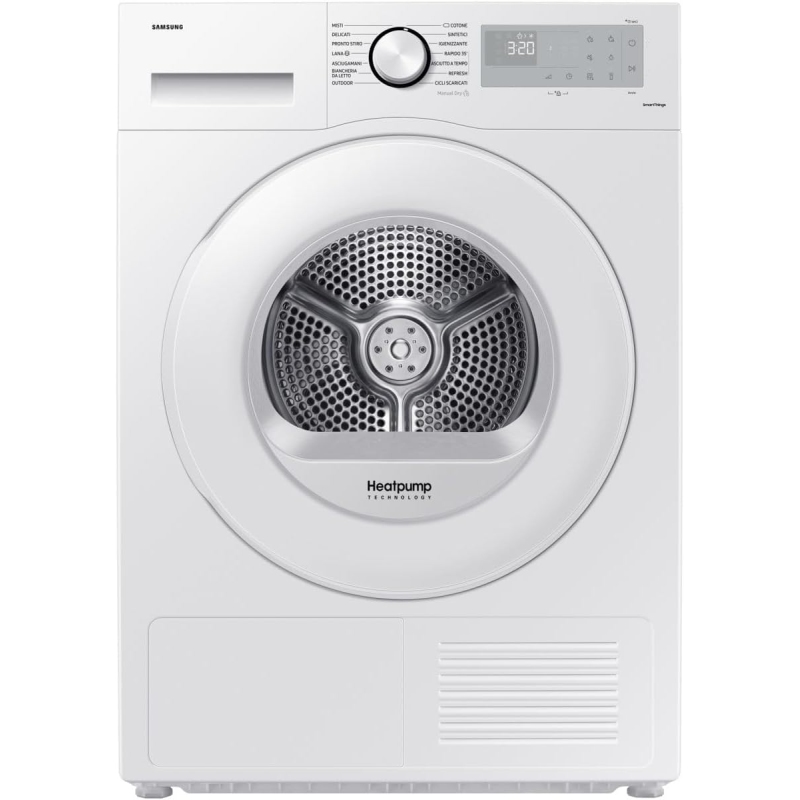 SAMSUNG DV80CGC2B0THET ASCIUGATRICE A POMPA DI CALORE 8KG WIFI CRYSTAL ECODRY CLASSE A+++