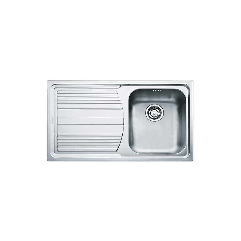 FRANKE LLX611SX LAVELLO UNA VASCA GOCCIOLATOIO A SINISTRA ACCIAIO INOX - 101.0085.776
