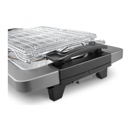 DE LONGHI BQ80X BARBECUE ELETTRICO DA TAVOLO 2450W COLORE GRIGIO - PROMO