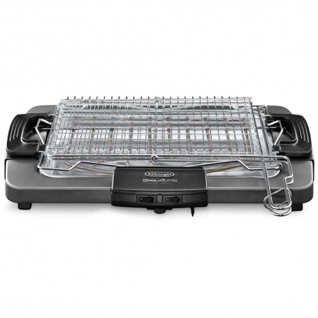 DE LONGHI BQ80X BARBECUE ELETTRICO DA TAVOLO 2450W COLORE GRIGIO - PROMO