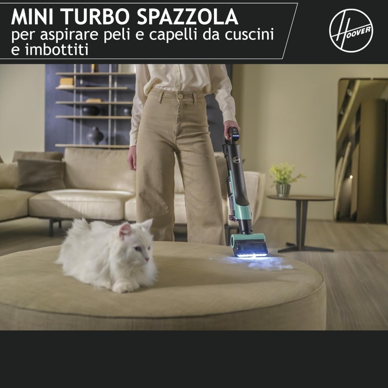 HOOVER HF201P 011 SCOPA ELETTRICA SENZA FILI E...