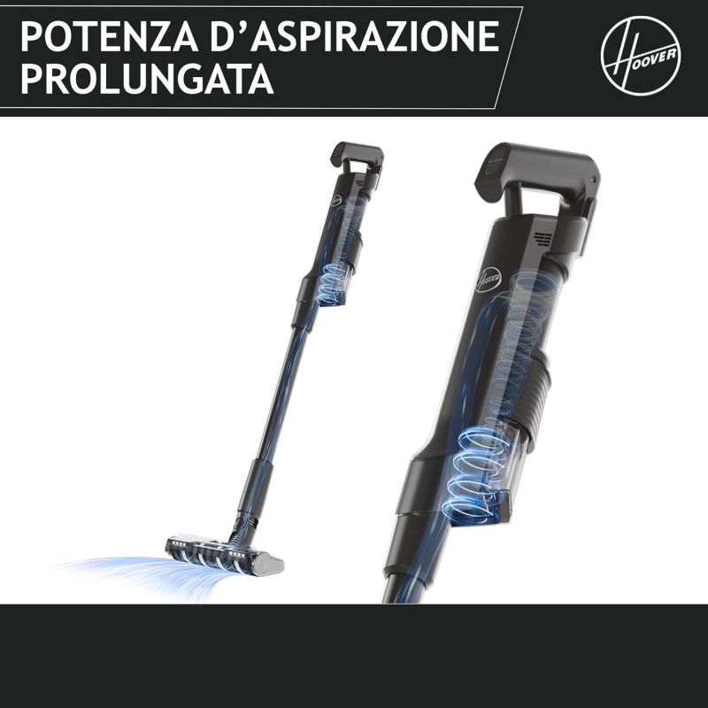HOOVER HF201P 011 SCOPA ELETTRICA SENZA FILI E...