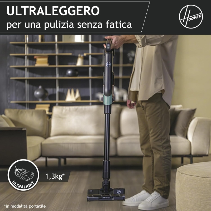 HOOVER HF201P 011 SCOPA ELETTRICA SENZA FILI E...