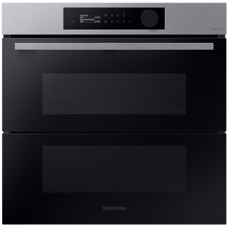 SAMSUNG NV7B5755SBS FORNO DA INCASSO ELETTRICO DUAL COOK A VAPORE 76LT WIFI CLASSE A+ INOX