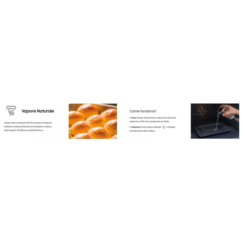 SAMSUNG NV7B4240UBS/U5 FORNO DA INCASSO...