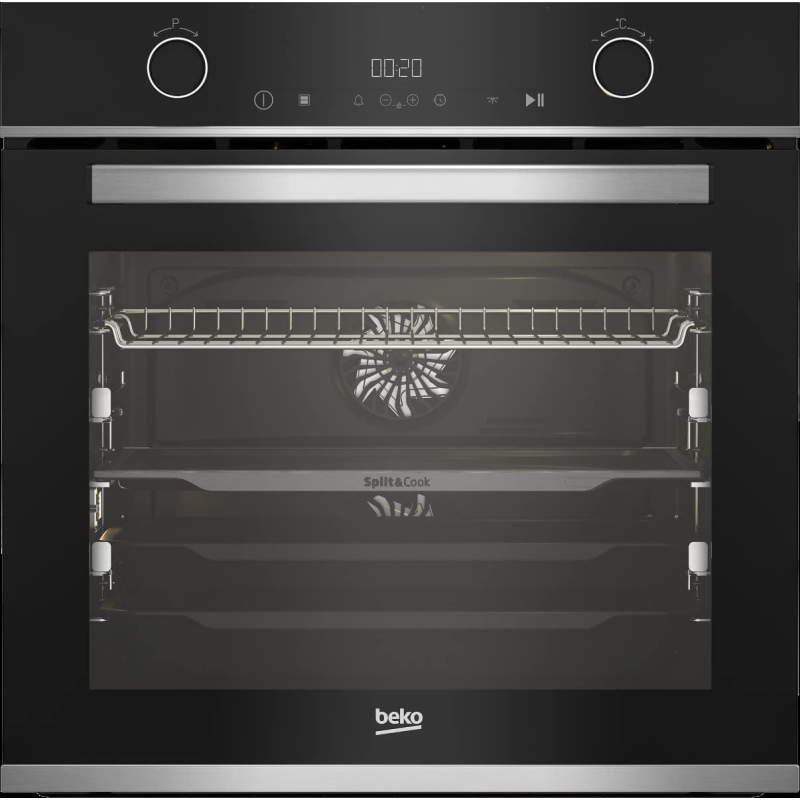 BEKO BBVM13400XDS FORNO DA INCASSO ELETTRICO VENTILATO SPLIT COOK CLASSE A+ COLORE INOX