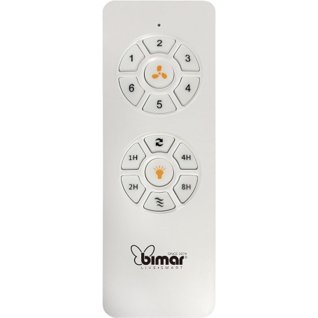 BIMAR VSP1320 VENTILATORE DA SOFFITTO CON WIFI TIMER E TELECOMANDO COLORE BIANCO