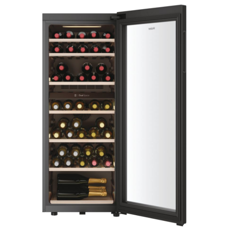HAIER HWS77GDAU1 CANTINETTA VINO 77 BOTTIGLIE WIFI CLASSE G COLORE NERO