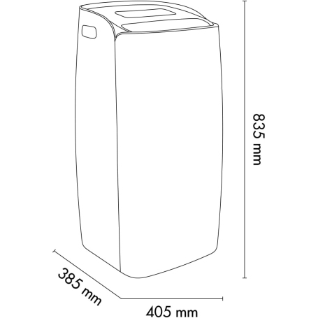 ARGO MILO PLUS CONDIZIONATORE PORTATILE 13000 BTU CON POMPA DI CALORE WIFI CLASSE A++/A