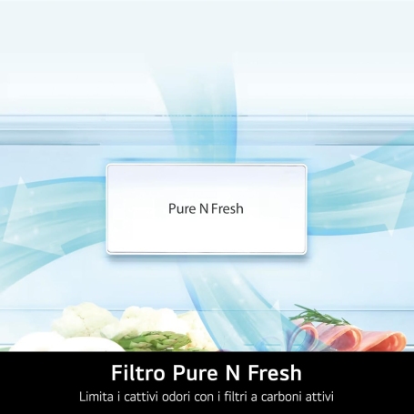 LG GMB844MC4E FRIGORIFERO 4 PORTE 530 LT NO FROST MOTORE INVERTER WIFI CLASSE E NERO