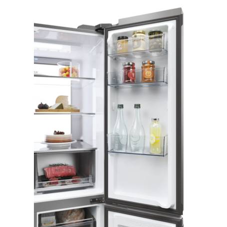 HAIER HCR79F19ENMM FRIGORIFERO 4 PORTE CUBE 90 646LT NO FROST CLASSE E INOX