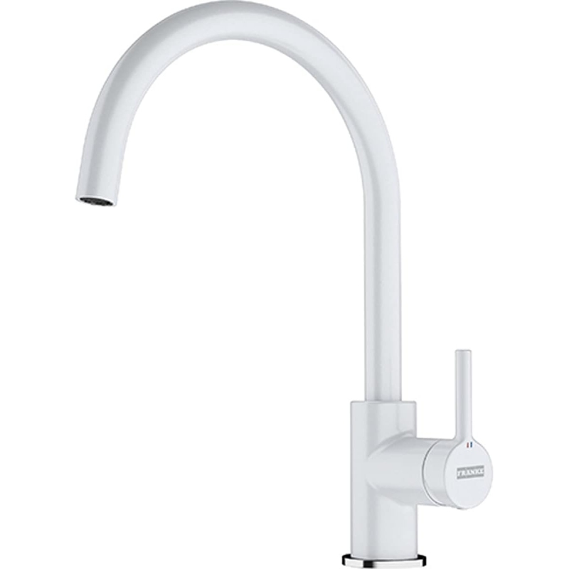 FRANKE 115.0626.024 MISCELATORE MONOCOMANDO CANNA GIREVOLE COLORE BIANCO