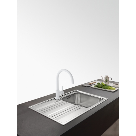 FRANKE 115.0626.024 MISCELATORE MONOCOMANDO CANNA GIREVOLE COLORE BIANCO