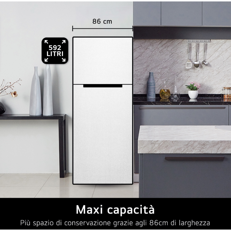 LG GTF916SEPED FRIGORIFERO DOPPIA PORTA 592LT...