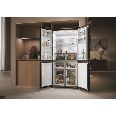 HAIER HCR3818ENPT FRIGORIFERO 4 PORTE CUBE 3 467LT NO FROST CLASSE E ANTRACITE