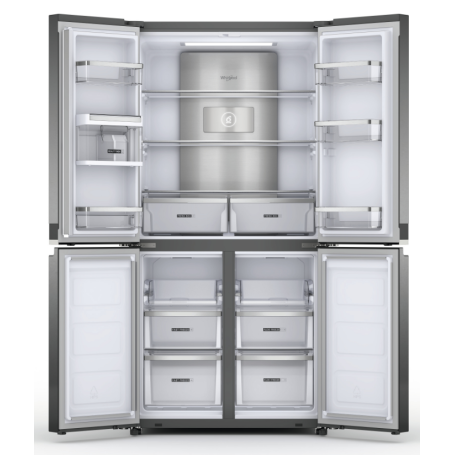 WHIRLPOOL WQ9 U3L EF FRIGORIFERO 4 PORTE NO FROST 594 LITRI CLASSE D INOX - WQ9U3LEF