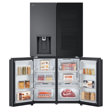 LG GMG960EVJE FRIGORIFERO 4 PORTE INSTAVIEW 638LT NO FROST WIFI CLASSE E COLORE NERO