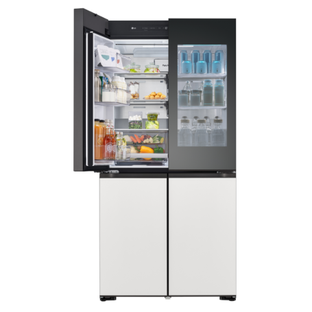 LG GMV960NNME FRIGORIFERO 4 PORTE INSTAVIEW MOODUP 617LT NO FROST WIFI CLASSE E COLORE PERSONALIZZABILE