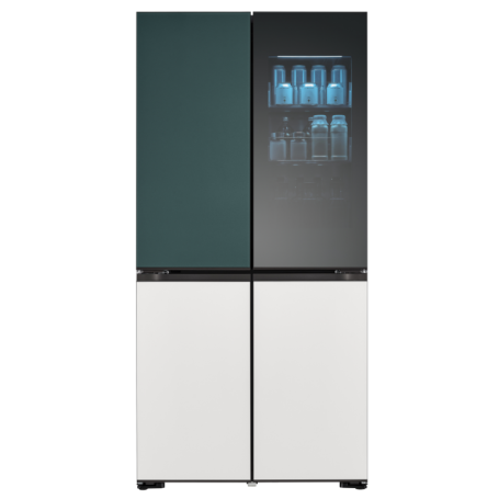 LG GMV960NNME FRIGORIFERO 4 PORTE INSTAVIEW MOODUP 617LT NO FROST WIFI CLASSE E COLORE PERSONALIZZABILE