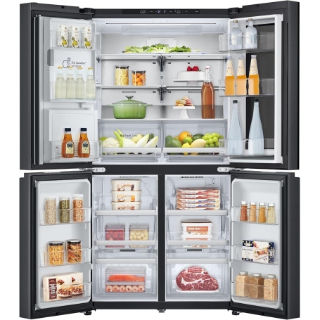LG GMG960EVJE FRIGORIFERO 4 PORTE INSTAVIEW 638LT NO FROST WIFI CLASSE E COLORE NERO