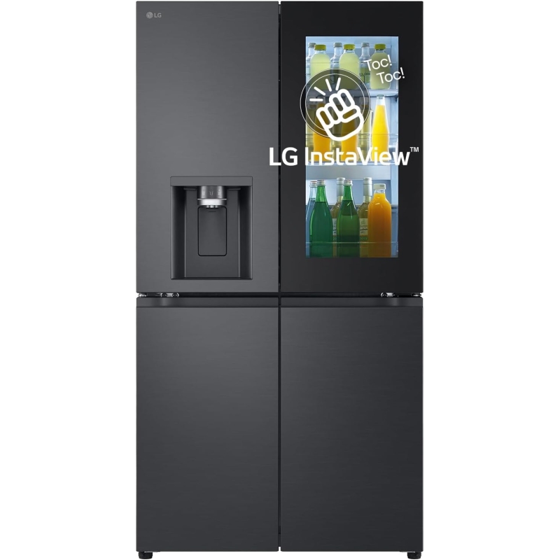 LG GMG960EVJE FRIGORIFERO 4 PORTE INSTAVIEW 638LT NO FROST WIFI CLASSE E COLORE NERO