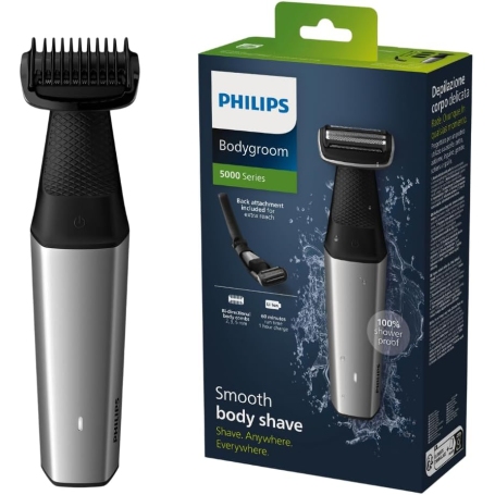 PHILIPS BG5021/15 BODYGROOM SERIE 5000 RIFINITORE IMPERMEABILE PER CORPO E INGUINE