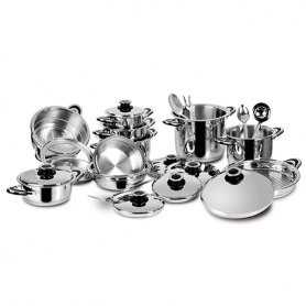 Lagostina Smart Set di Pentole Induzione, Gas e Forno in Acciaio Inox  18/10, 9 Pezzi, Fondo Lagoseal Plus Triplo Strato, Batteria di Pentole con  4 Casseruole, Pentola 2 Maniglie, 4 Coperchi : : Casa e cucina