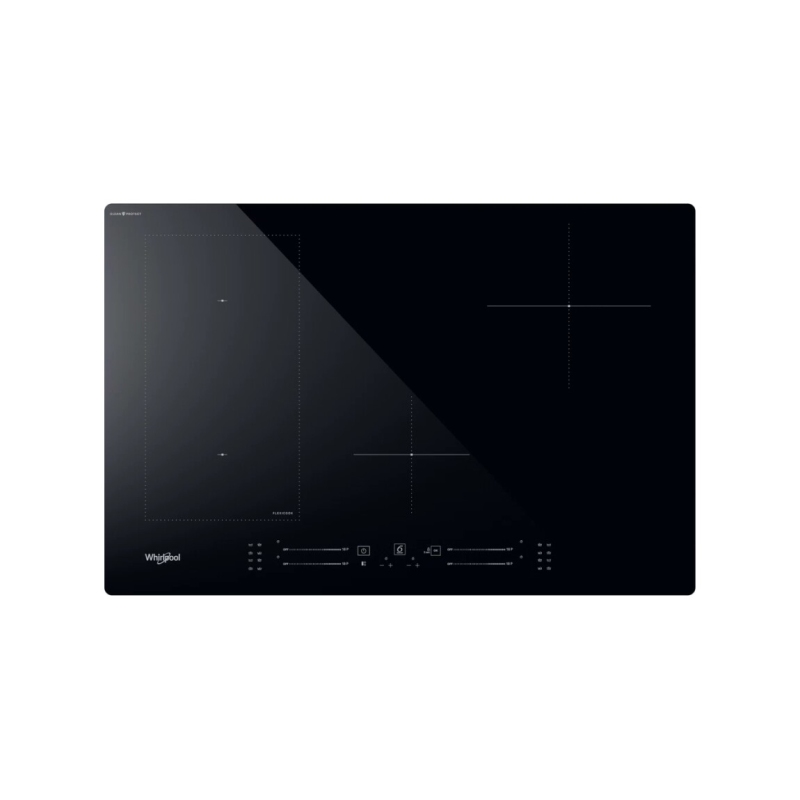 WHIRLPOOL WL S6277 CPNE PIANO COTTURA A INDUZIONE 77CM 4 ZONE - WLS6277CPNE