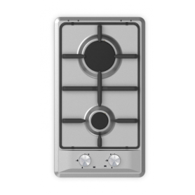 SCHOCK STS32IX PIANO COTTURA 30CM 2 FUOCHI A GAS INOX