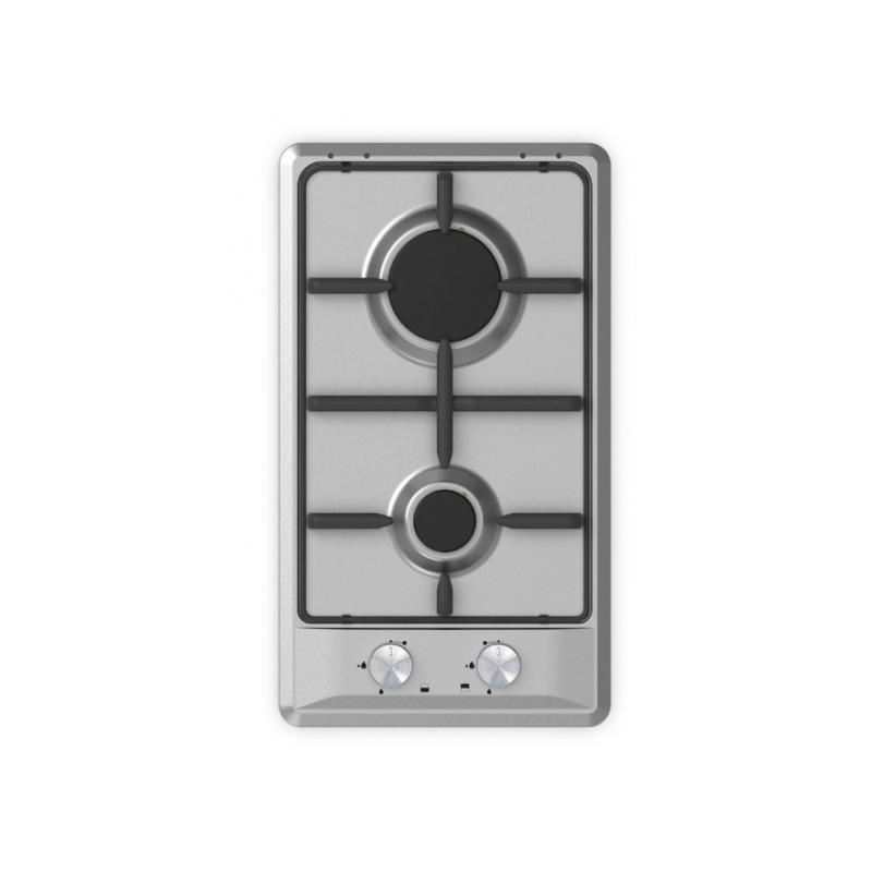 SCHOCK STS32IX PIANO COTTURA 30CM 2 FUOCHI A GAS INOX