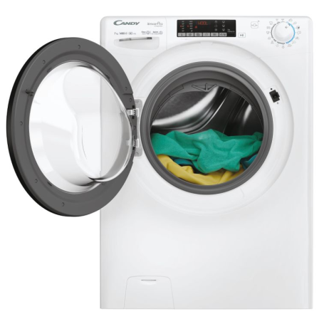 CANDY SMART PRO CSO4474TWMB6 LAVATRICE SLIM 45CM 7 KG 1400 GIRI WIFI VAPORE CLASSE A