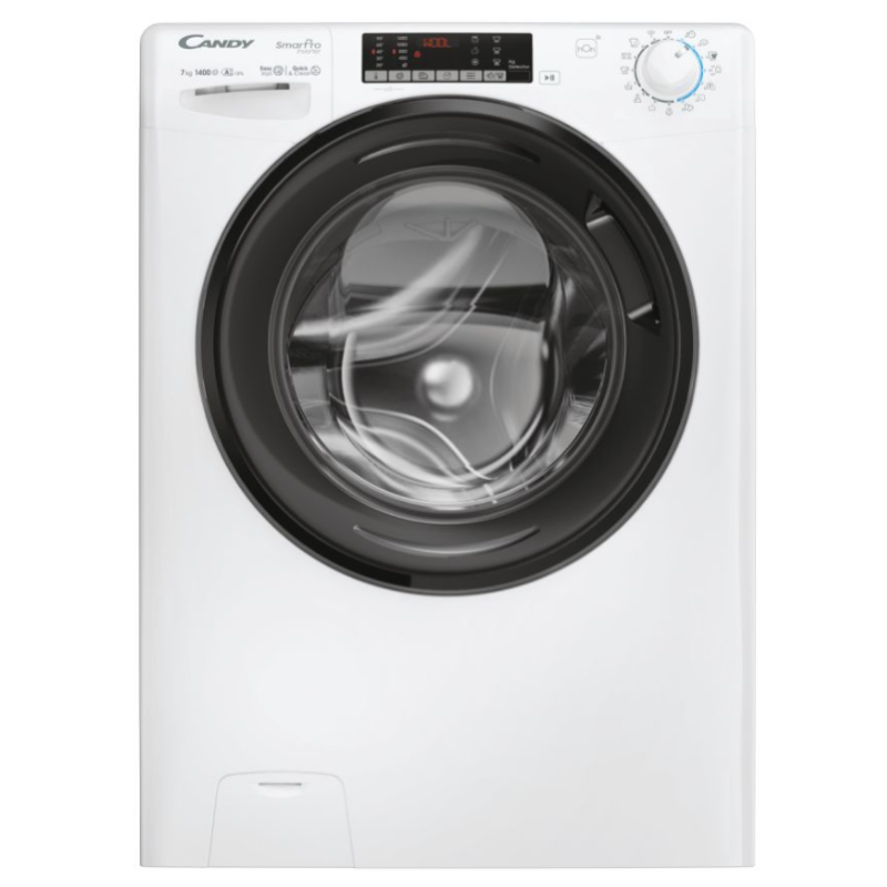 CANDY SMART PRO CSO4474TWMB6 LAVATRICE SLIM 45CM 7 KG 1400 GIRI WIFI VAPORE CLASSE A