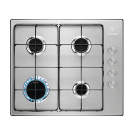 ELECTROLUX KGS6404SX PIANO COTTURA 60CM 4 FUOCHI A GAS INOX