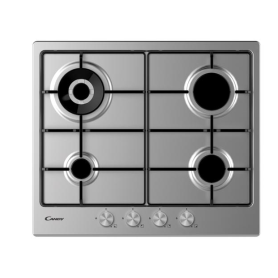 CANDY CHW6BR4WPX PIANO COTTURA 60CM 4 FUOCHI A GAS INOX
