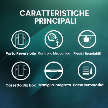 HISENSE FV78D4AWE CONGELATORE VERTICALE 61LT 3 CASSETTI CLASSE E COLORE BIANCO