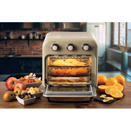 ARIETE 4632/03 FRIGGITRICE AD ARIA VINTAGE 16LT CON GIRARROSTO COLORE BEIGE