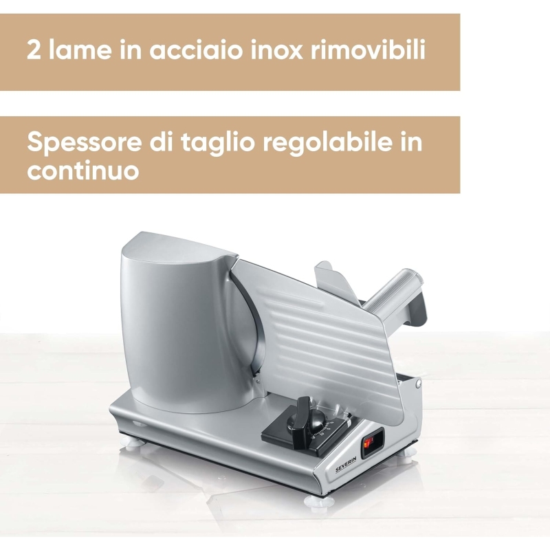 SEVERIN AS 3915 AFFETTATRICE ELETTRICA 180W...