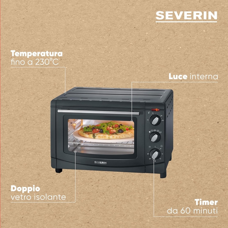 SEVERIN TO 2068 FORNETTO ELETTRICO 20LT CON...