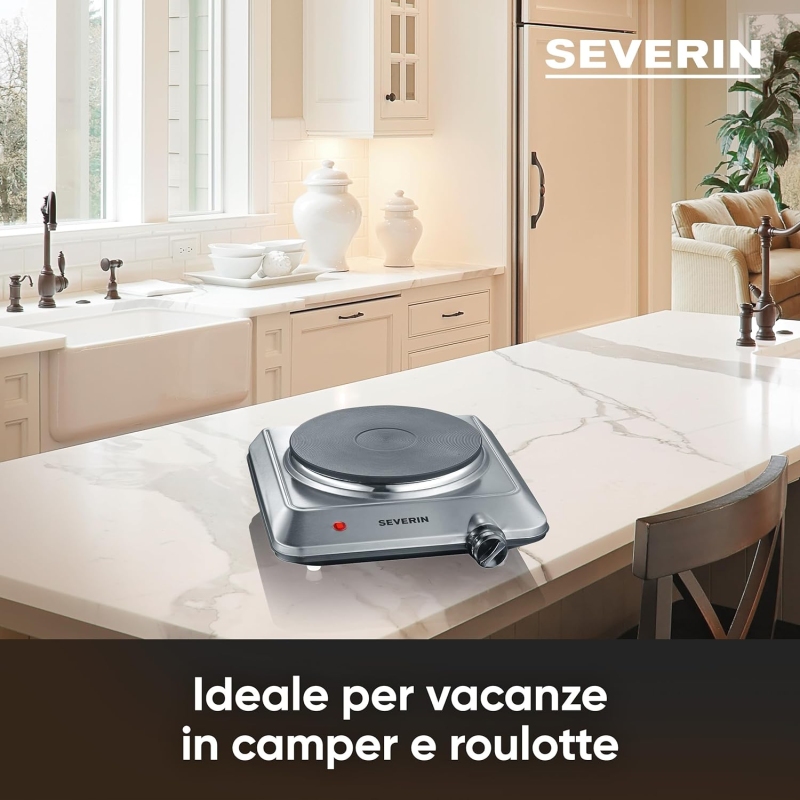 SEVERIN KP1092 PIASTRA ELETTRICA SINGOLA 1500W...