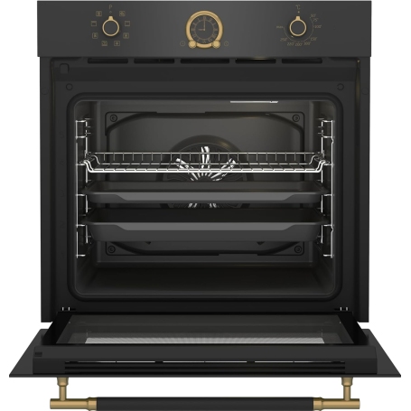 BEKO RBIM19200AD FORNO DA INCASSO ELETTRICO VENTILATO SERIE RUSTICO 71LT CLASSE A ANTRACITE