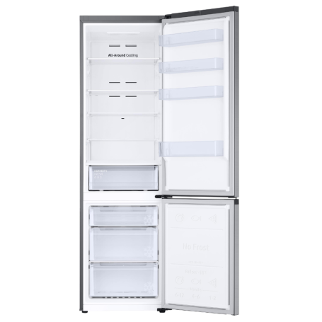 SAMSUNG RB38C600DSA FRIGORIFERO COMBINATO 390LT NO FROST WIFI CLASSE D INOX
