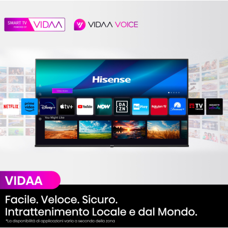 HISENSE 50E79NQ TV Q-LED 50'' SMART TV UHD 4K WIFI CLASSE E