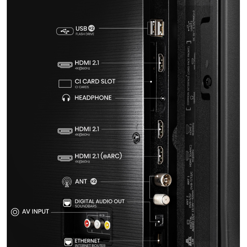 HISENSE 50E79NQ TV Q-LED 50'' SMART TV UHD 4K...