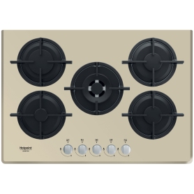 HOTPOINT HAGD 72S/CH PIANO COTTURA 73CM 5 FUOCHI A GAS...