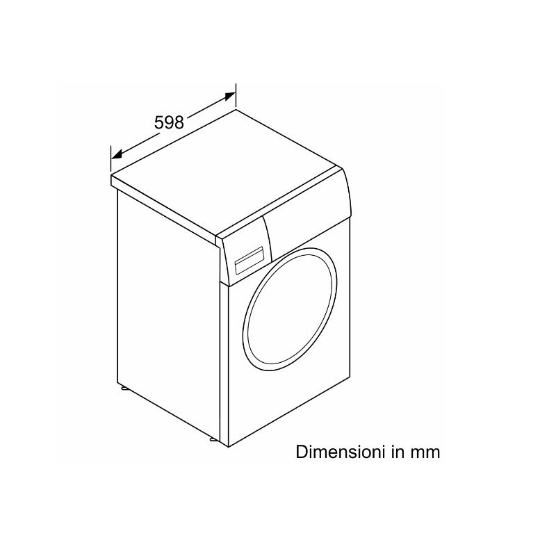 OUTLET BOSCH O-WAN24208II LAVATRICE SERIE 4 8KG...